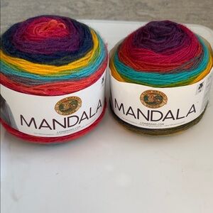 Lion brand Mandala yarn
Size 5.3 oz each
Color:wizard